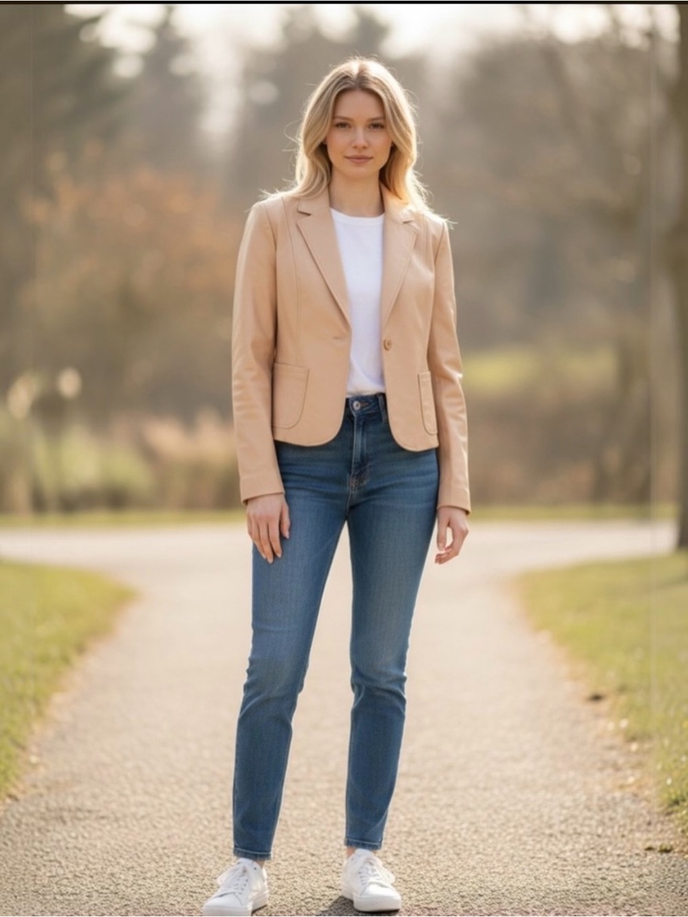Identify Leather Jacket Size: 8 Lined